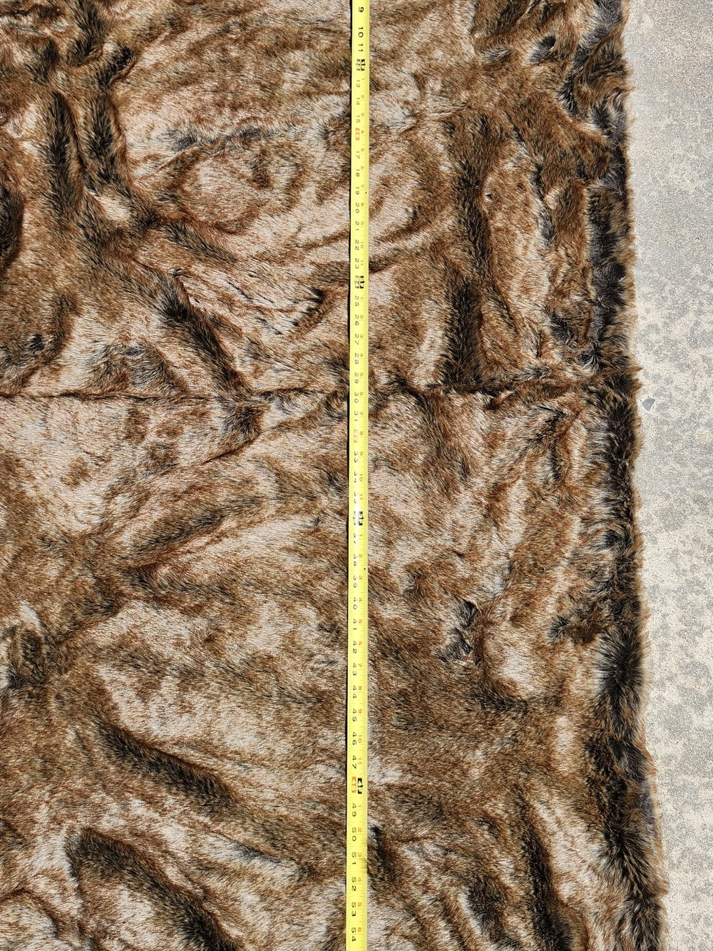 Restoration Hardware Brown Faux Fur Throw Blanket - Picture 2 of 5